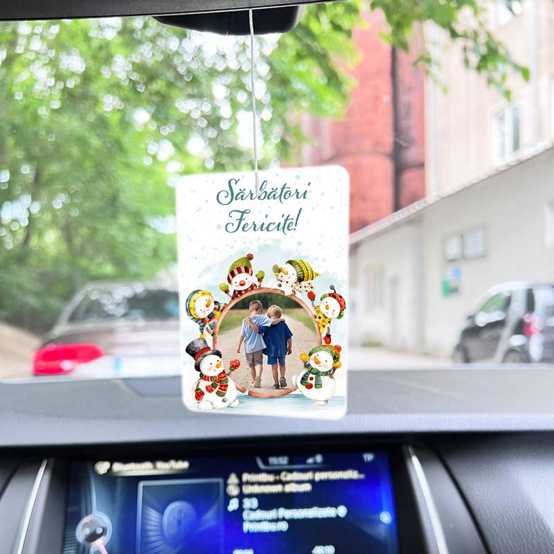 Odorizant auto personalizat Sărbători fericite pentru frați