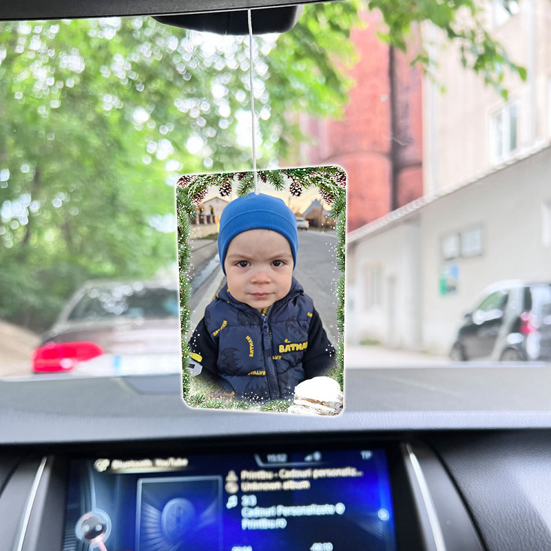 Odorizant auto personalizat Crăciun Brad